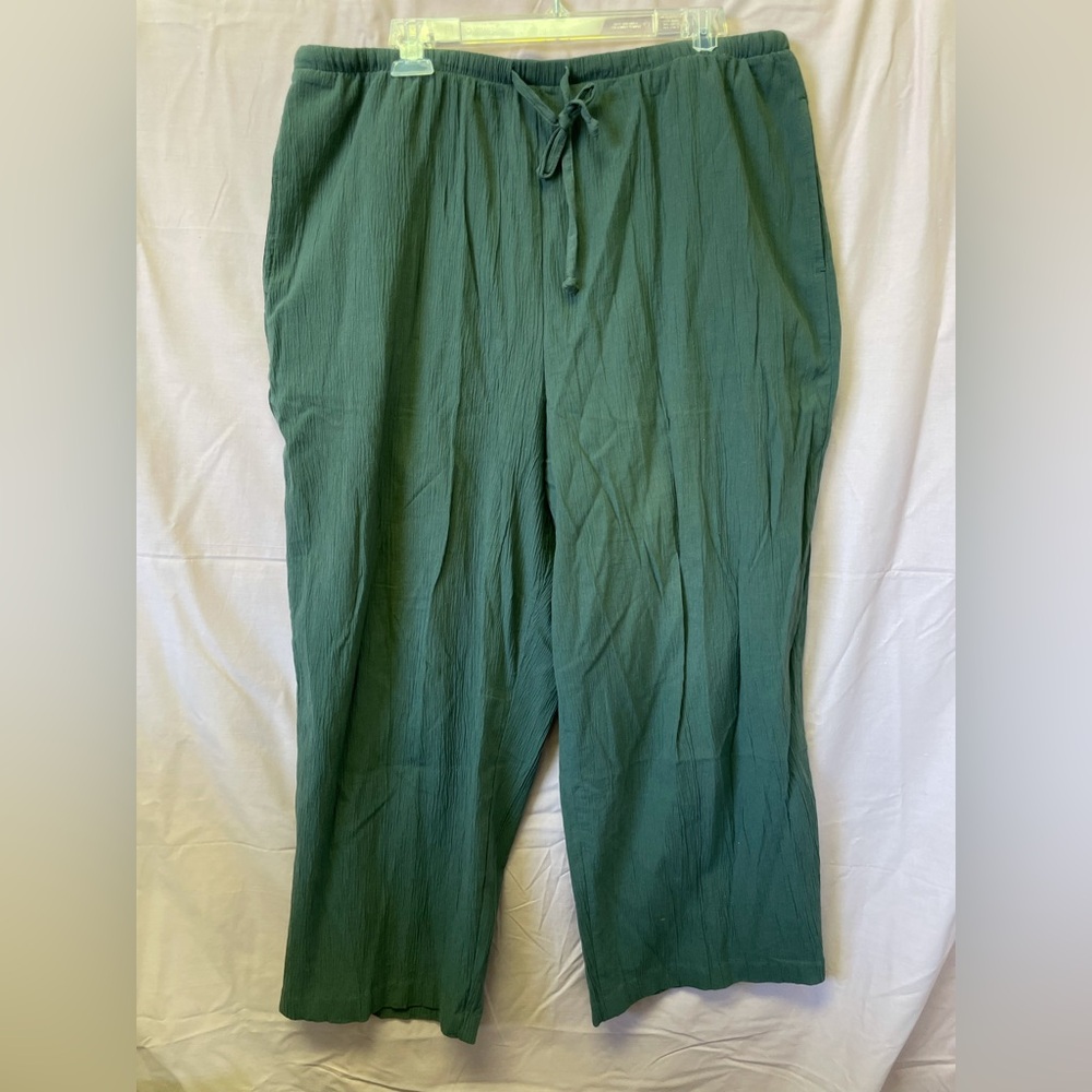 Denim & Co Regular Classic Waist Drawstring Gauze Pants QVC A69927